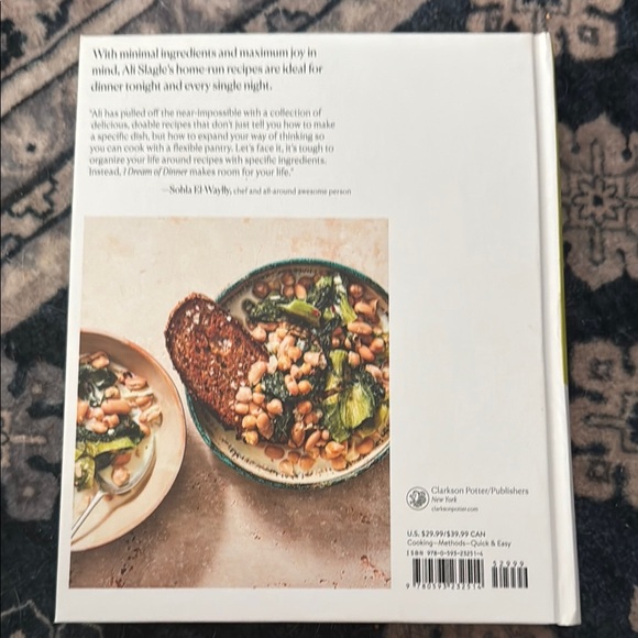 'I Dream of Dinner' Cookbook - Green Cover - Picture 2 of 3
